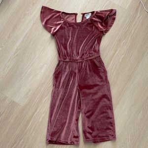 Old navy velvet jumpsuit size XS 5